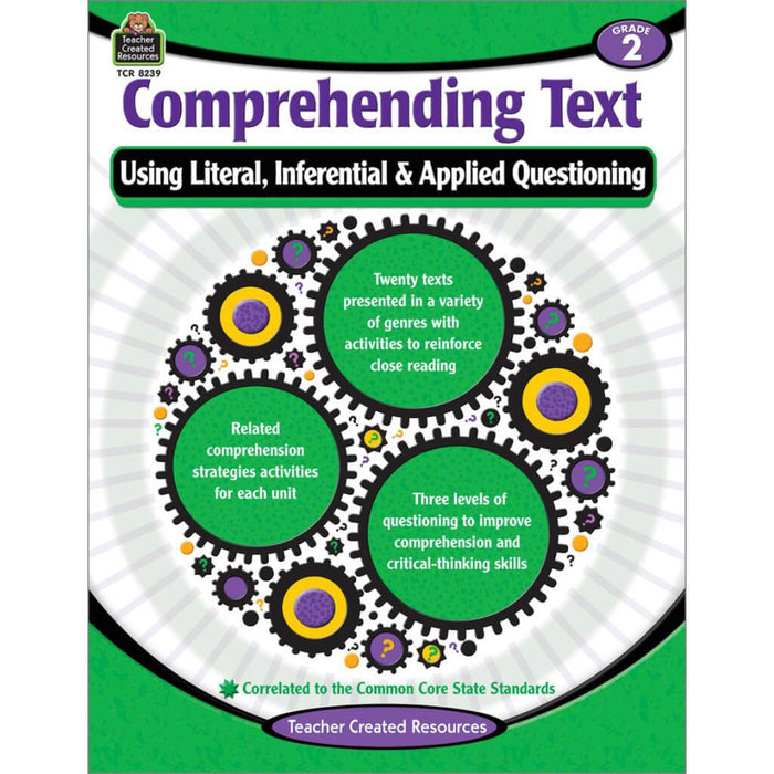 Comprehending Text Using Literal/Inferential/Applied Quest 2