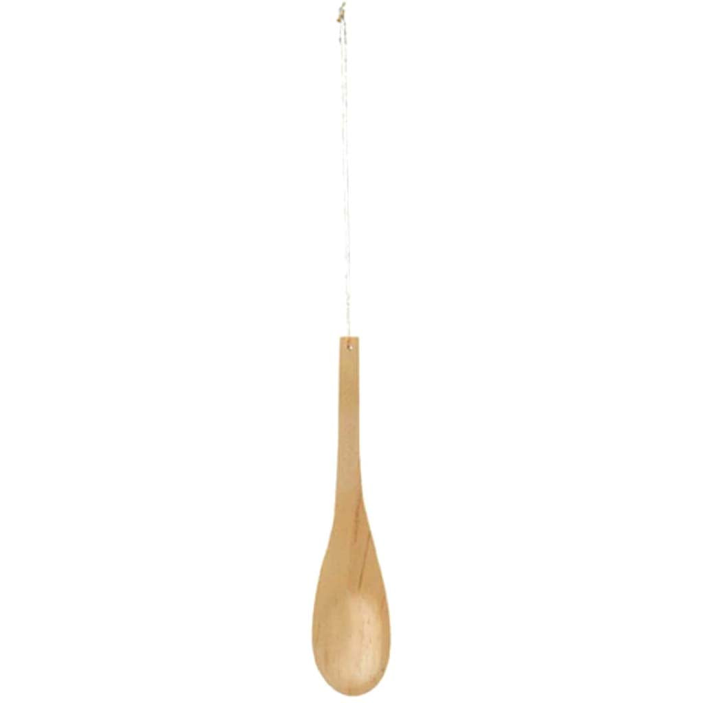 Wood Spoon With Loop 4.75in Natural