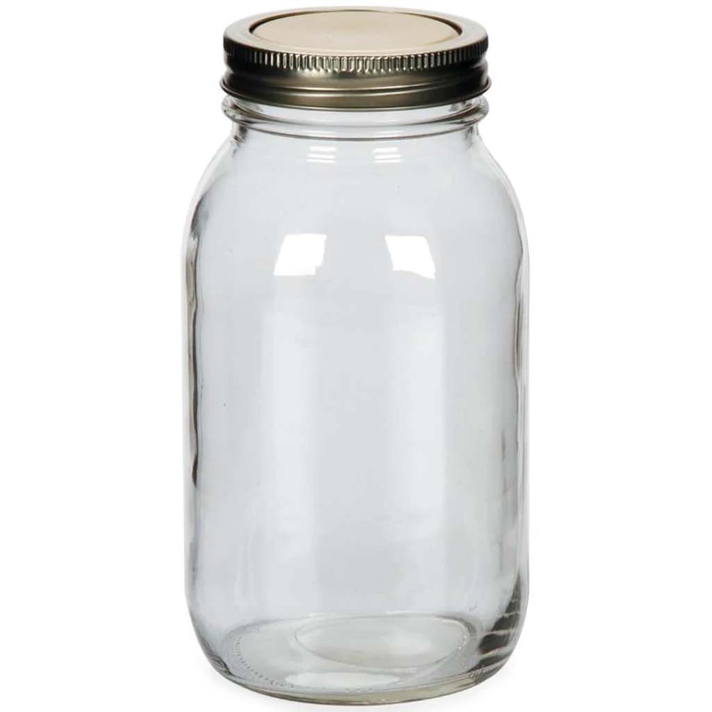 JAR MASON SMOOTH FINISH 7IN CLEAR 