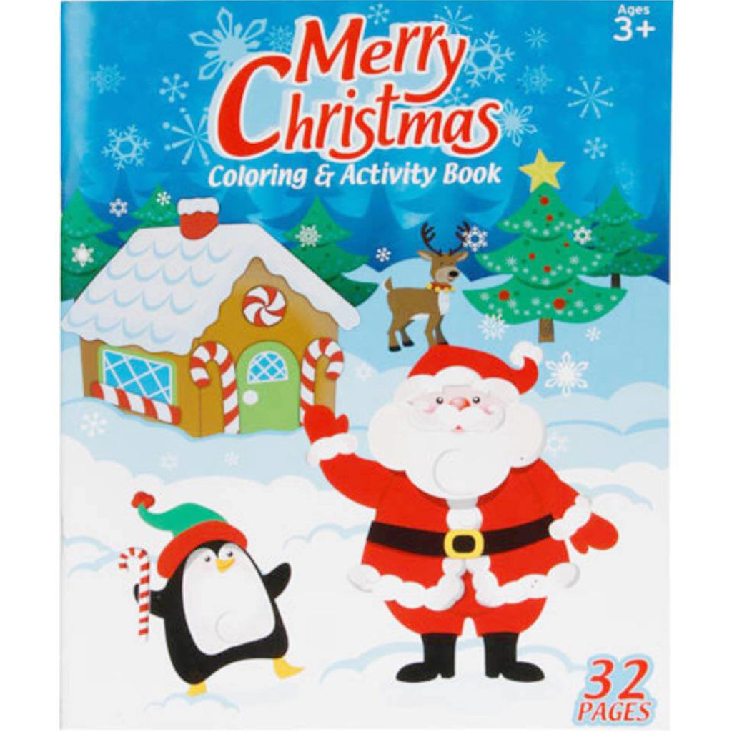 Merry Christmas Coloring Activity Book 