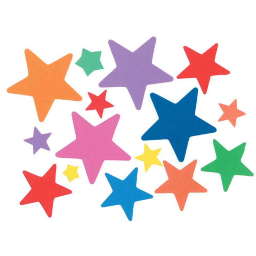 Foamies Sticker Bucket Stars 5oz 