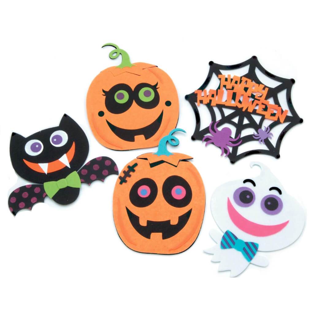 Felt Halloween Characters 5 Assorted Styles