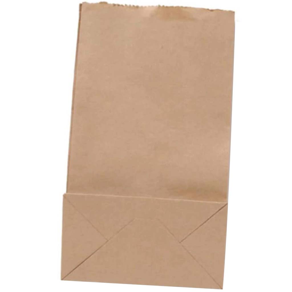 KRAFT BAG PAPER SACK 4.25X2.75X8.5&quot; NATURAL 