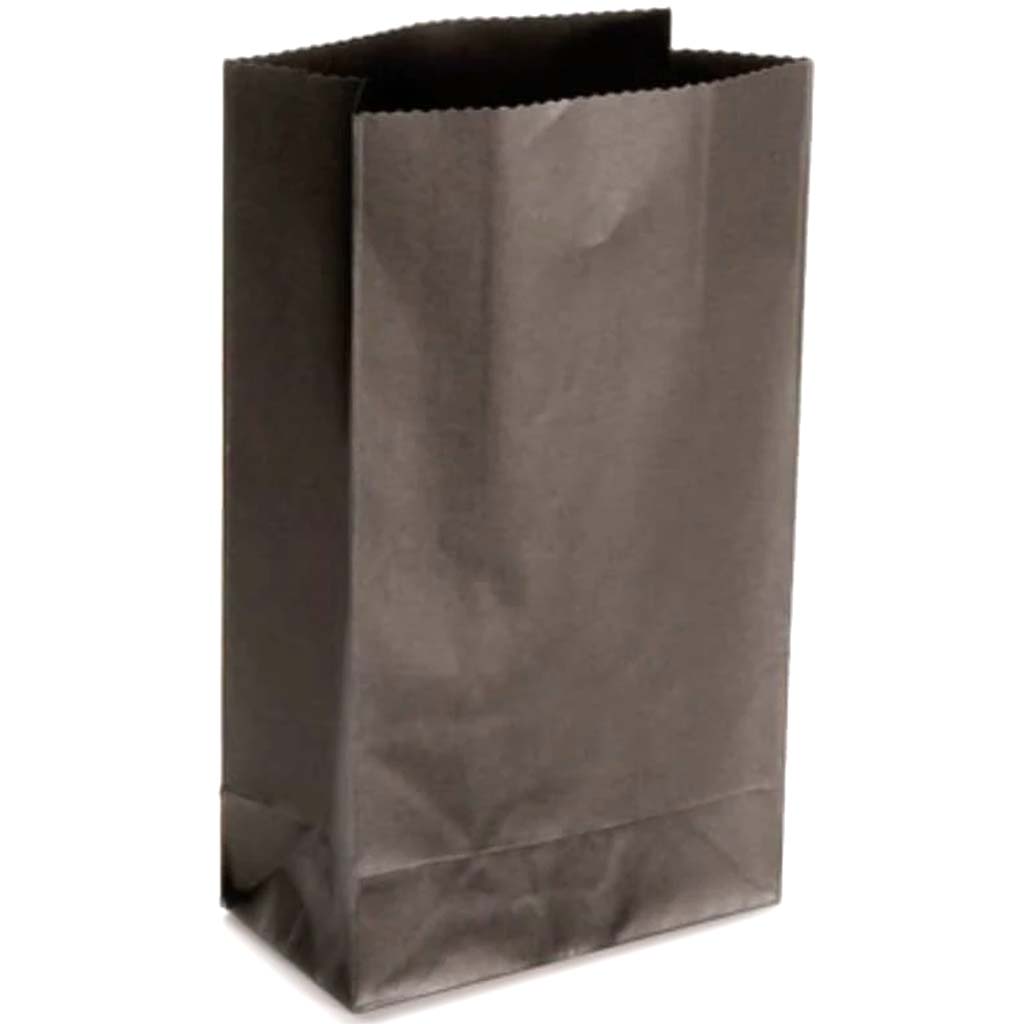 PAPER BAG 30CT 4.25X2.75X8.5IN BLACK 