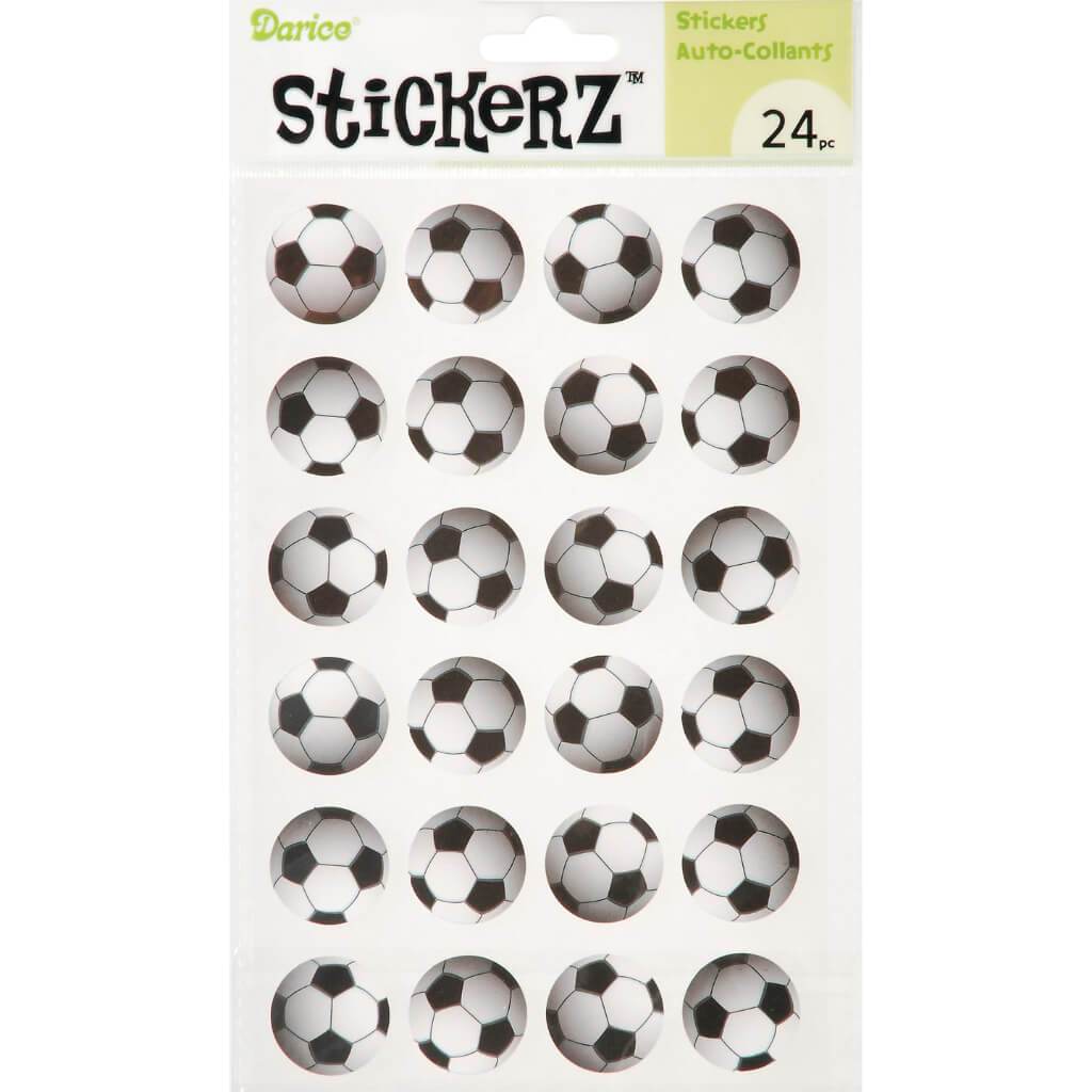 Sticker Soccer Ball 5 x 8in