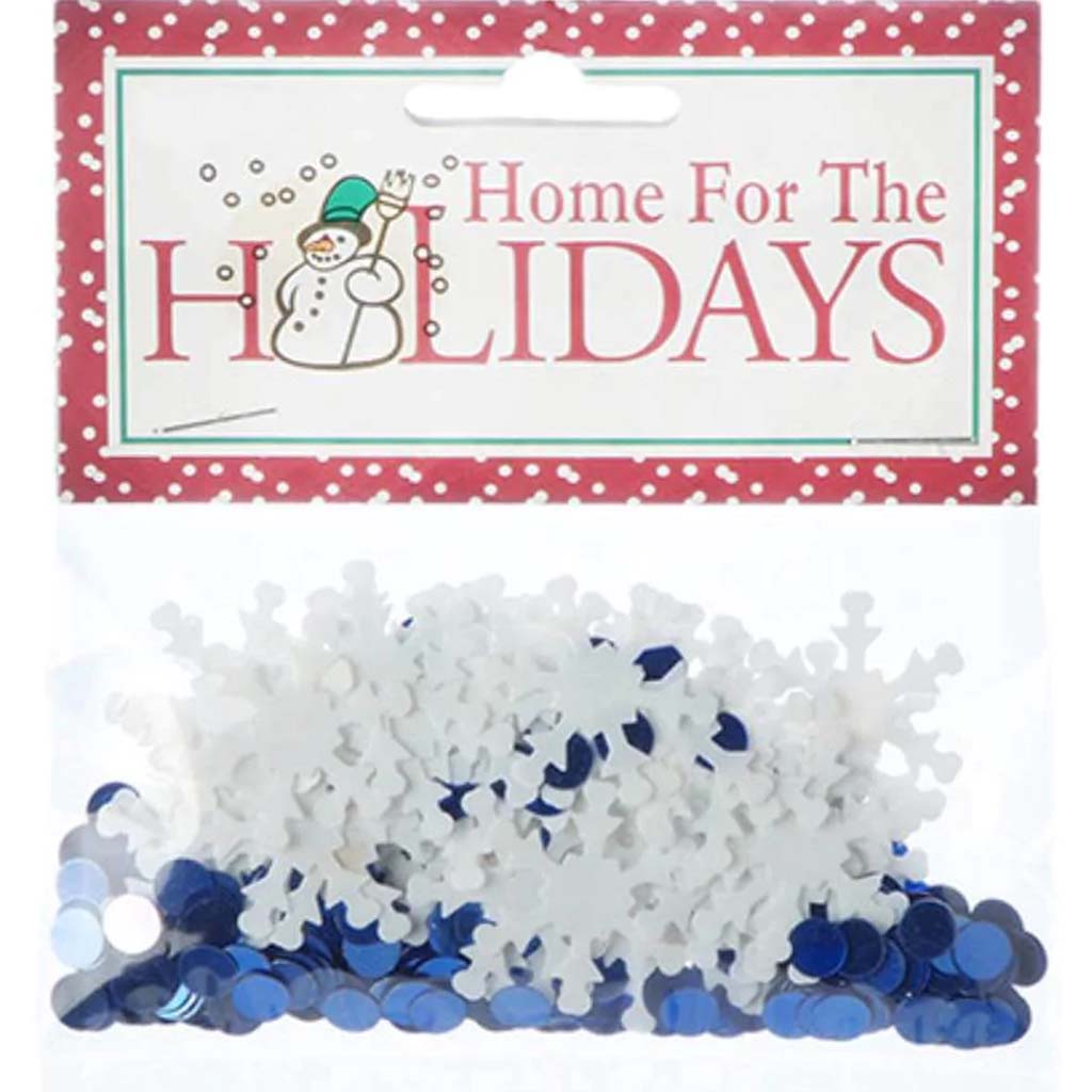 Snowflakes &amp; Dots Confetti Pack 14 grams 