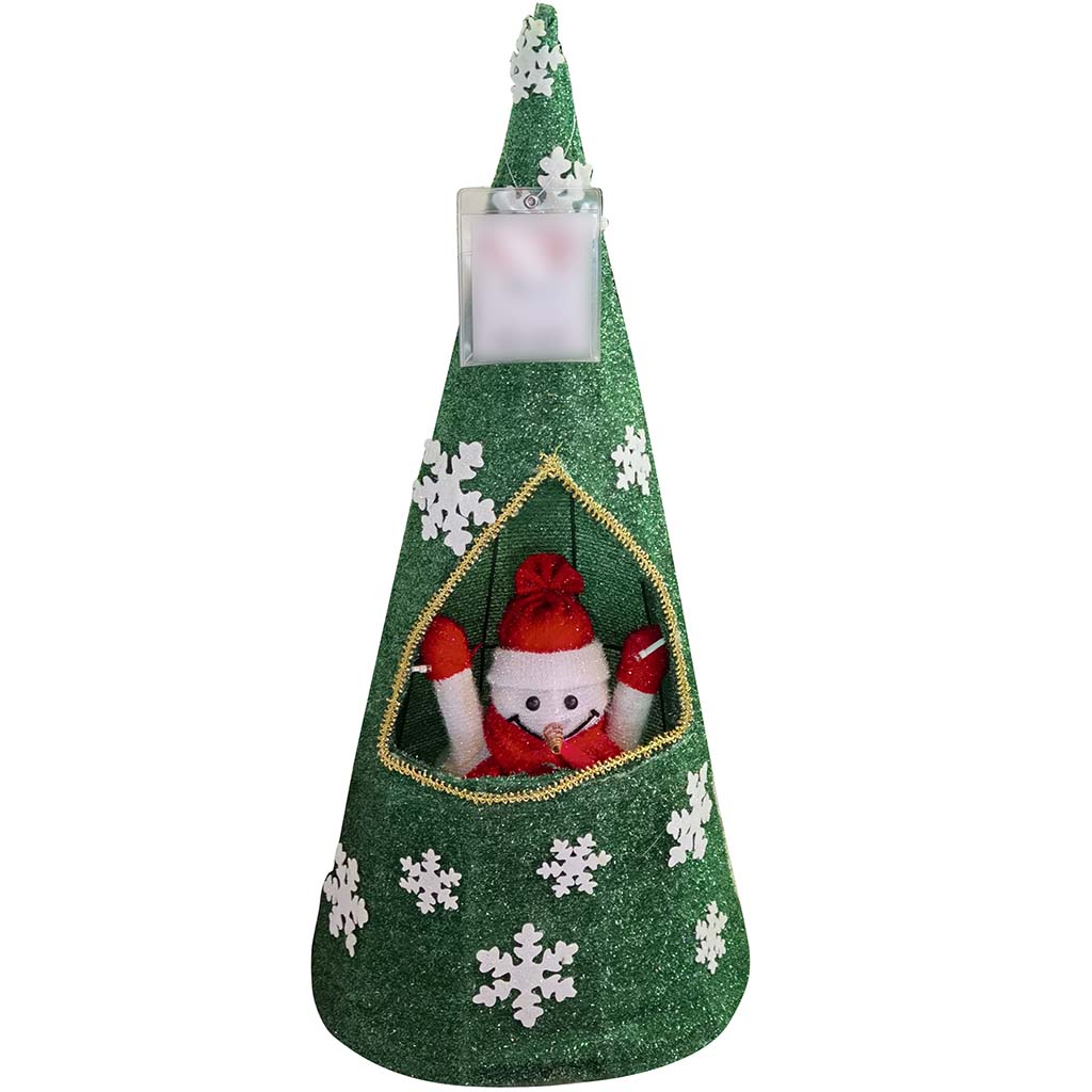 Snowman Santa Tree Animated Prelit