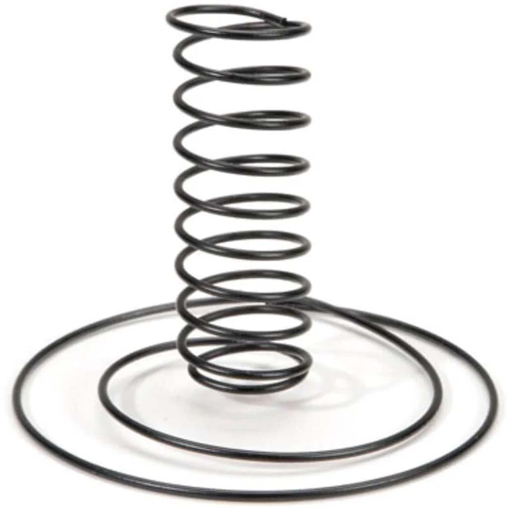 Taper Candle Holder Spiral Wire Black 2 x 3.75 inches 