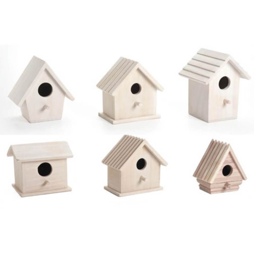 Wood Birdhouses Assorted 