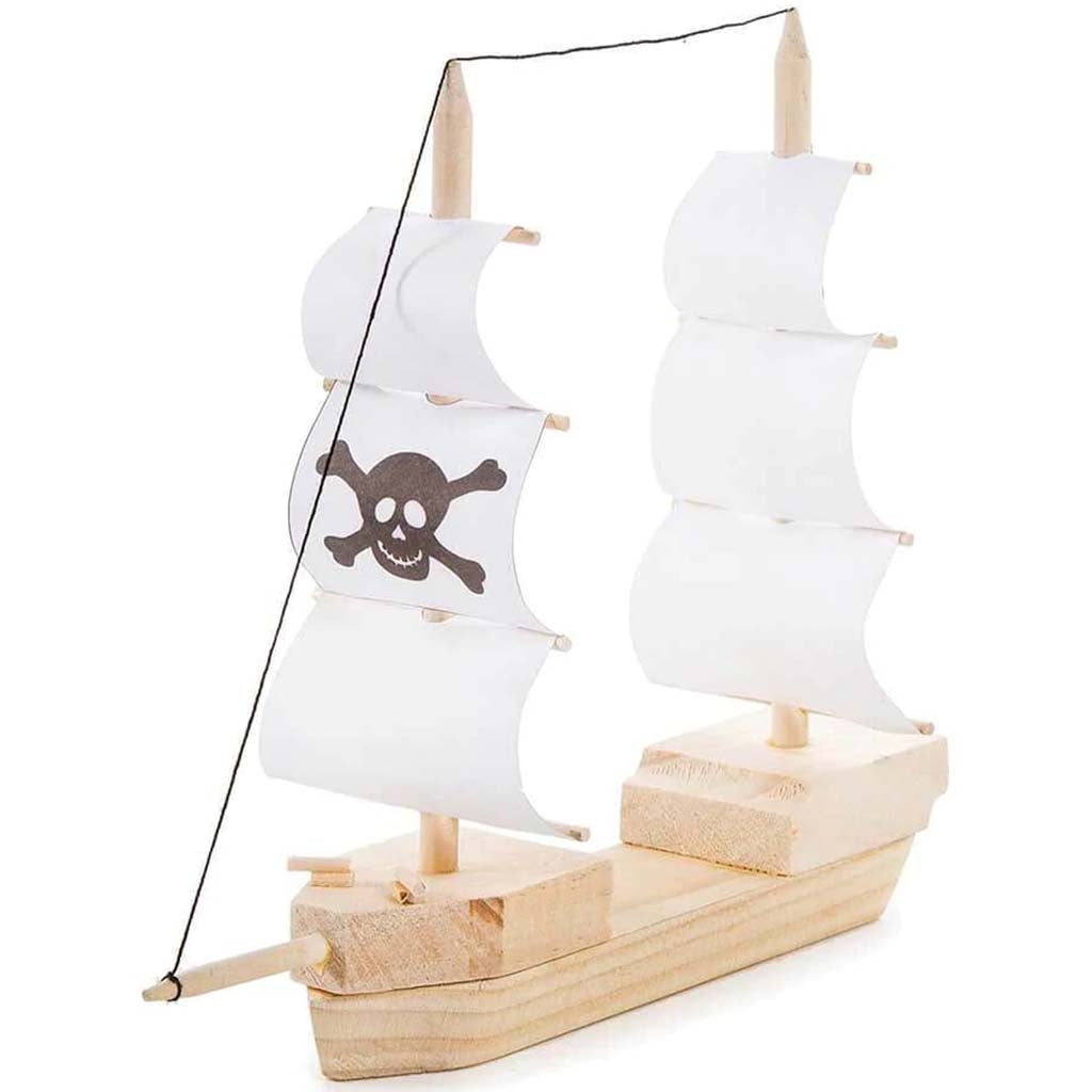 Wood Model Kit Pirate Ship