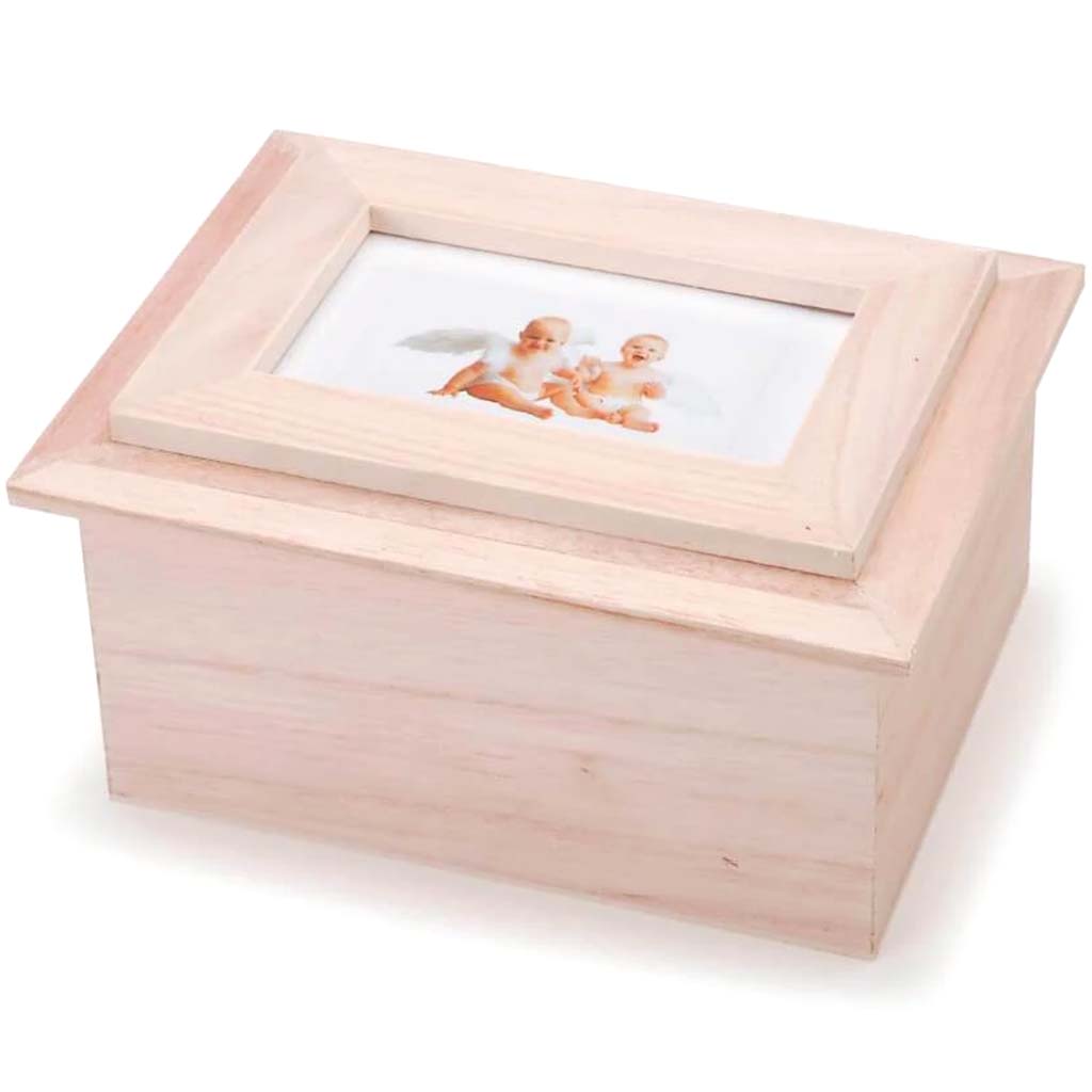 Wood Box Style Frame - 6.5 x 5 x 3.5 inches 