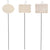 Wood Plant Stake 3 Assorted 15in