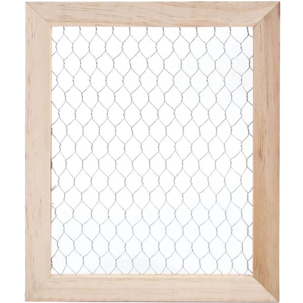 Craftwood Chicken Wire Frame: Rectangle, 9.5 x 11.5 inches 