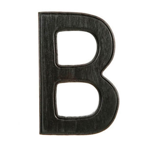 Wood Letter 5in Black