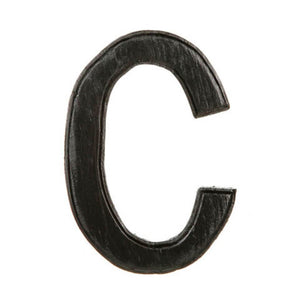 Wood Letter 5in Black