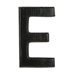 Wood Letter 5in Black