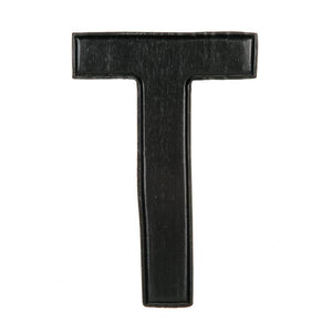 Wood Letter 5in Black