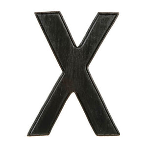 Wood Letter 5in Black