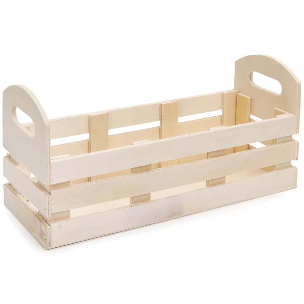 WOOD UNFINISHED PALLET TRAY 10.5IN 