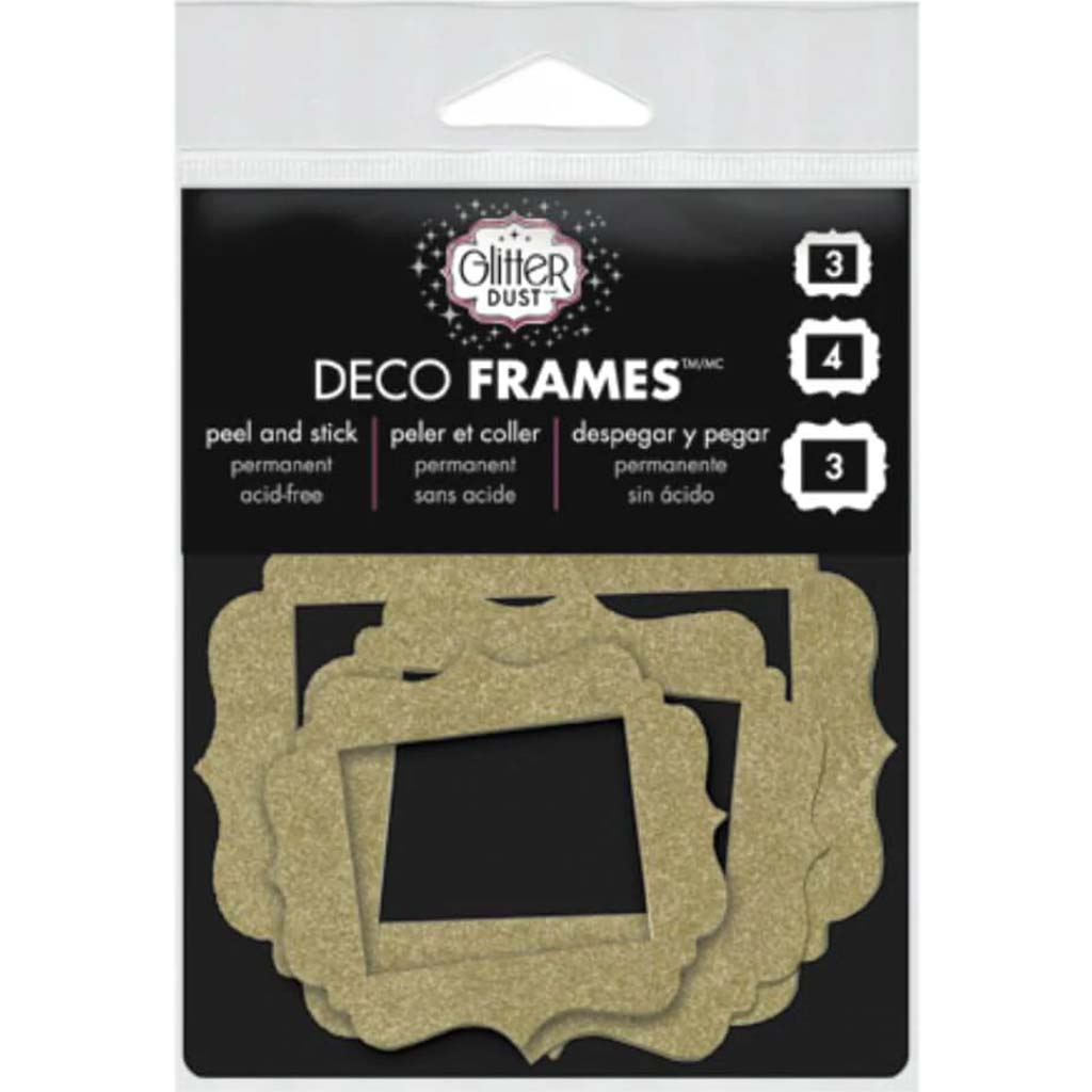 FRAME GLITTER DUST VINTAGEV ASST GOLD 