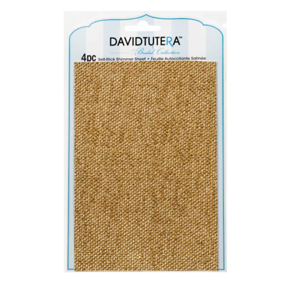 David Tutera Illusion Shimmer Adhesive Mesh Light Gold 4 pieces 