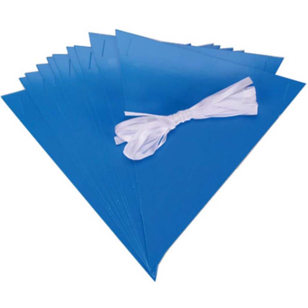 PENNANT SOLID COLOR WITH RIBBON SKY BLU 