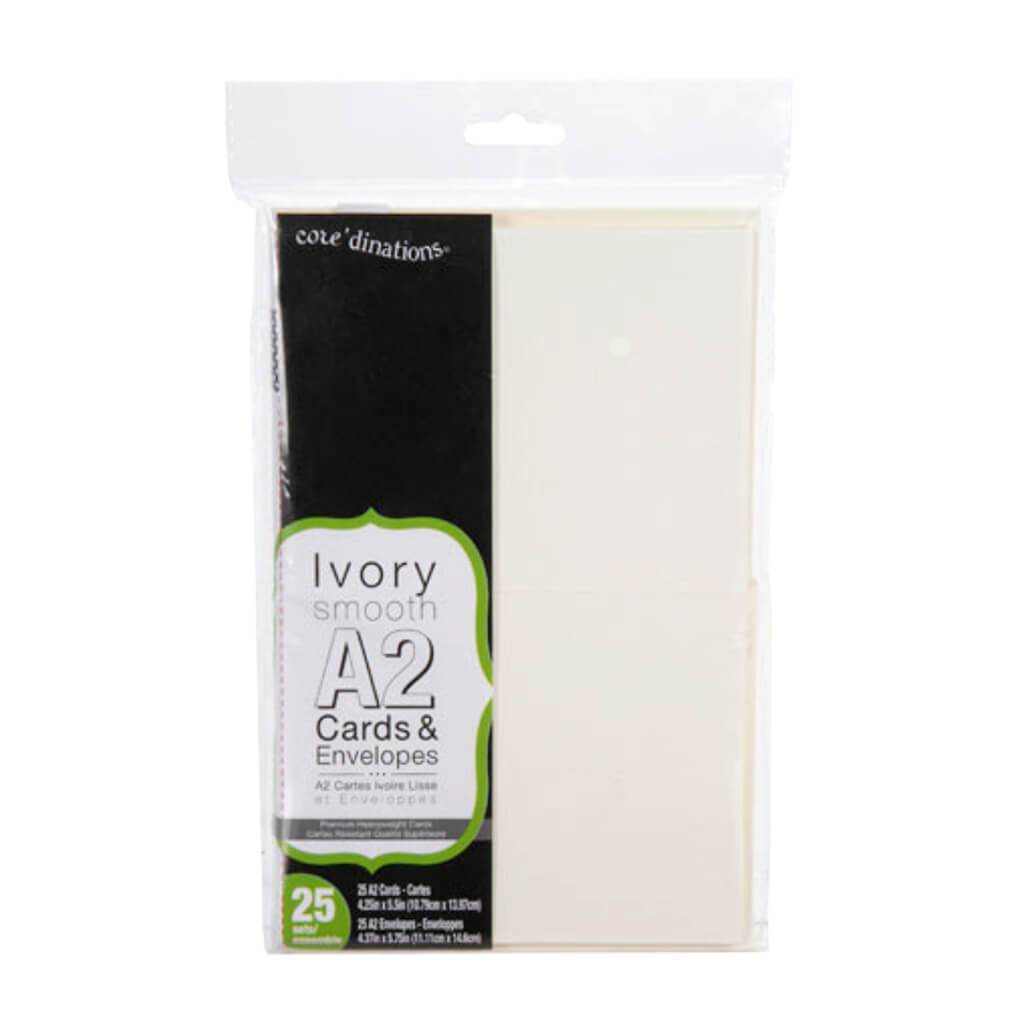 ENVELOPE 25PK A2 IVORY 