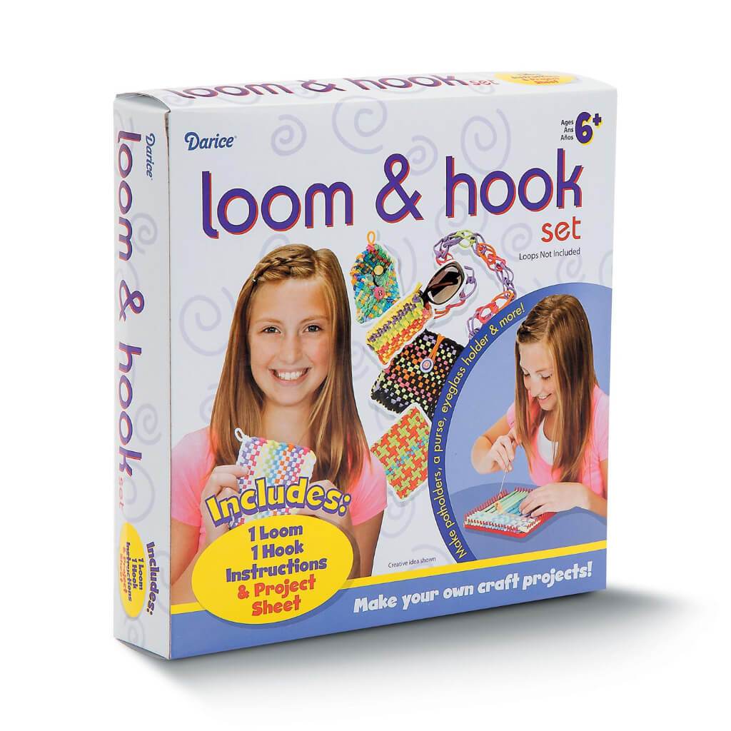 LOOM KIDS PLASTIC WEAVING W/HO 