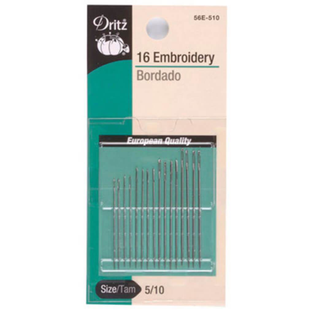 NEEDLE EMBROIDERY 16PCS 