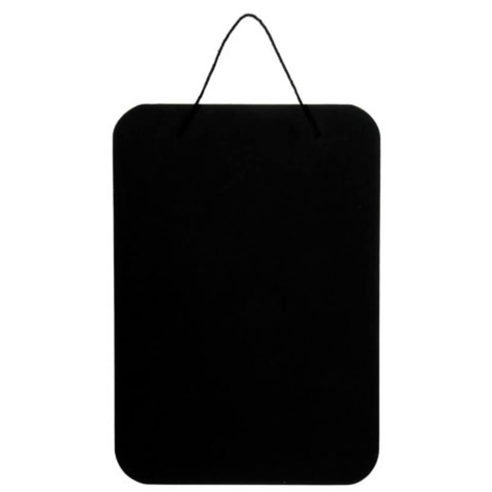 Chalkboard Hanging Black 7 x 10 inches