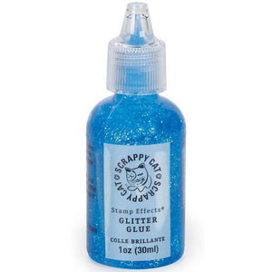 Glue with Rainbow Glitter