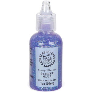 Glue with Rainbow Glitter