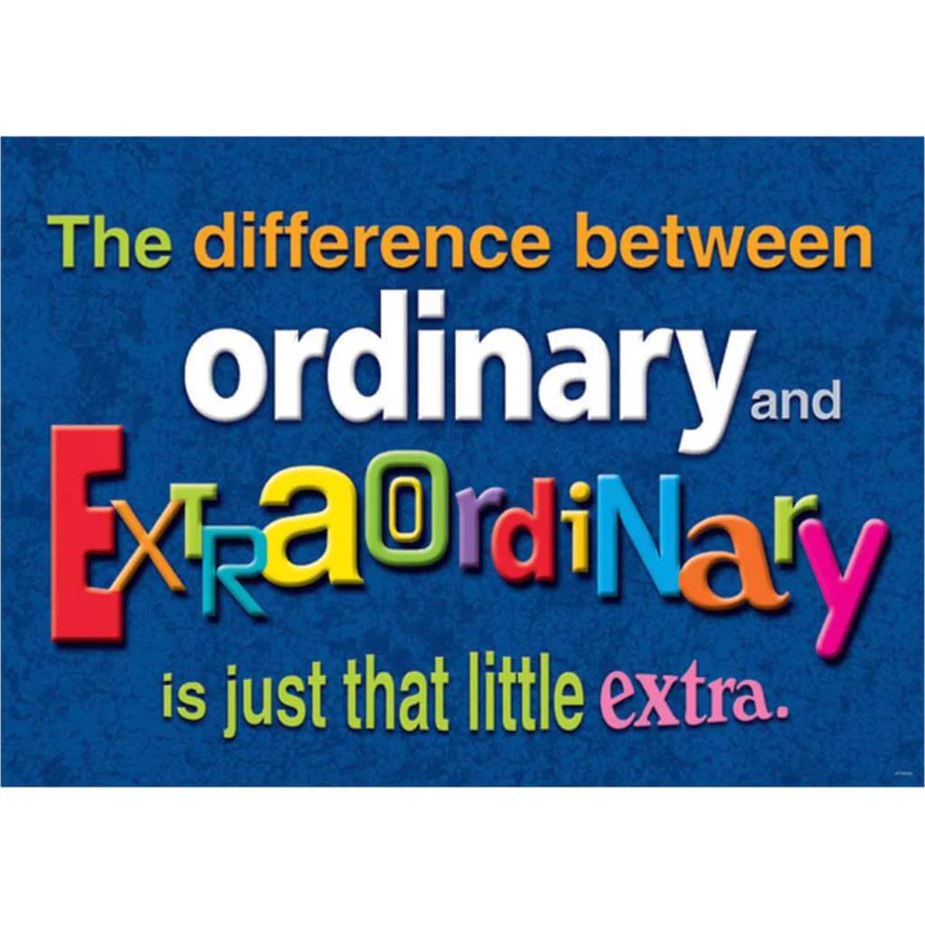 The Difference Between Ordinary Poster 