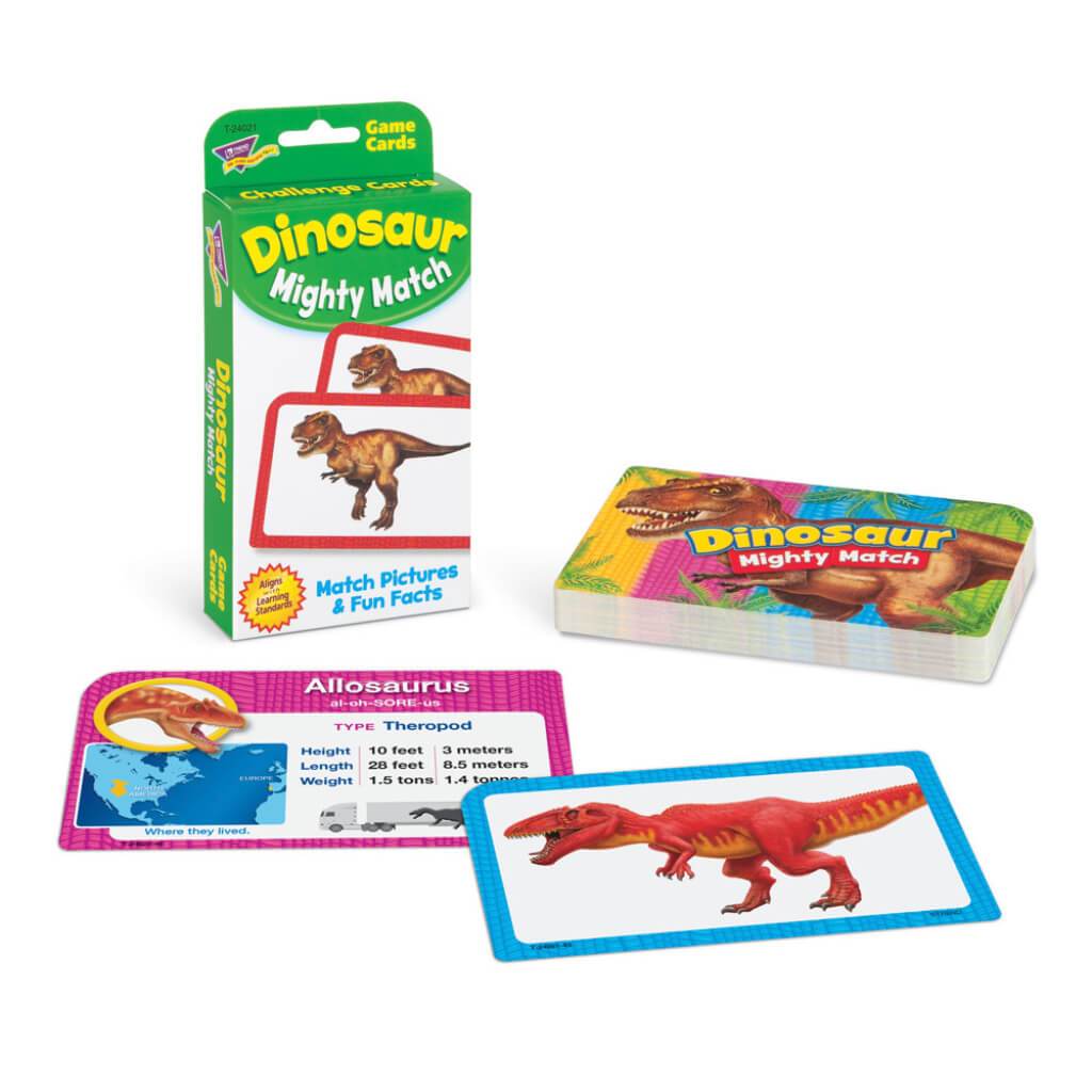 Dinosaur Mighty Match Flashcards 