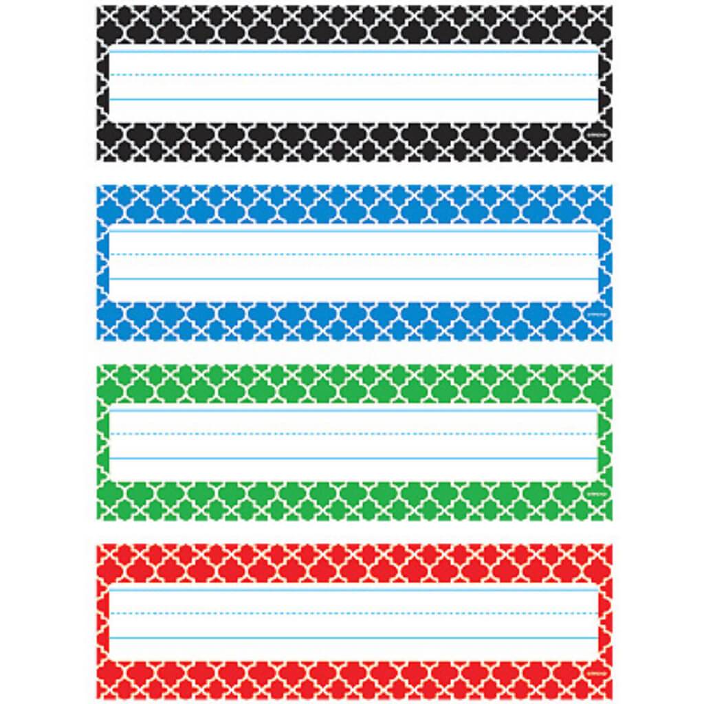 Moroccan Name Plates Variety Pack 