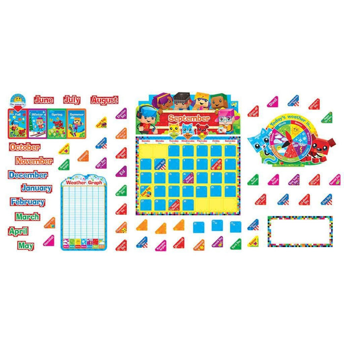 Blockstars! Calendar Bulletin Board Set 