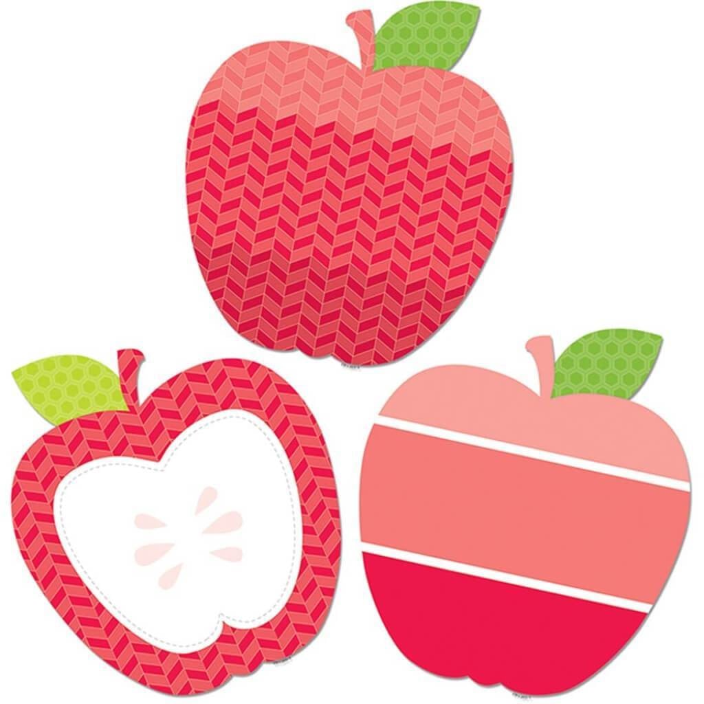 Apples Designer Cutouts 10" Poppyred 