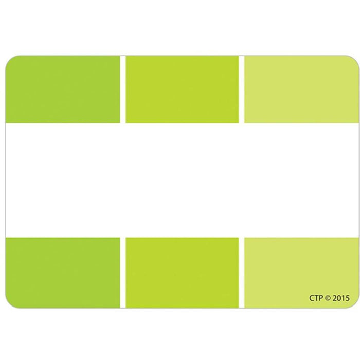 Paint Chip Labels Lime Green 