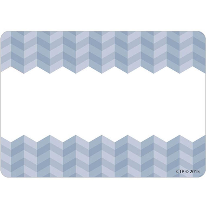 Painted Palette Slate Gray Herringbone Labels