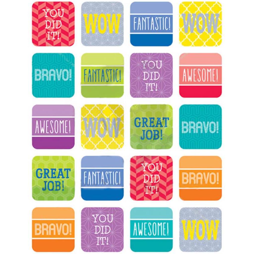 Painted Palette Positive Reward Stickers 