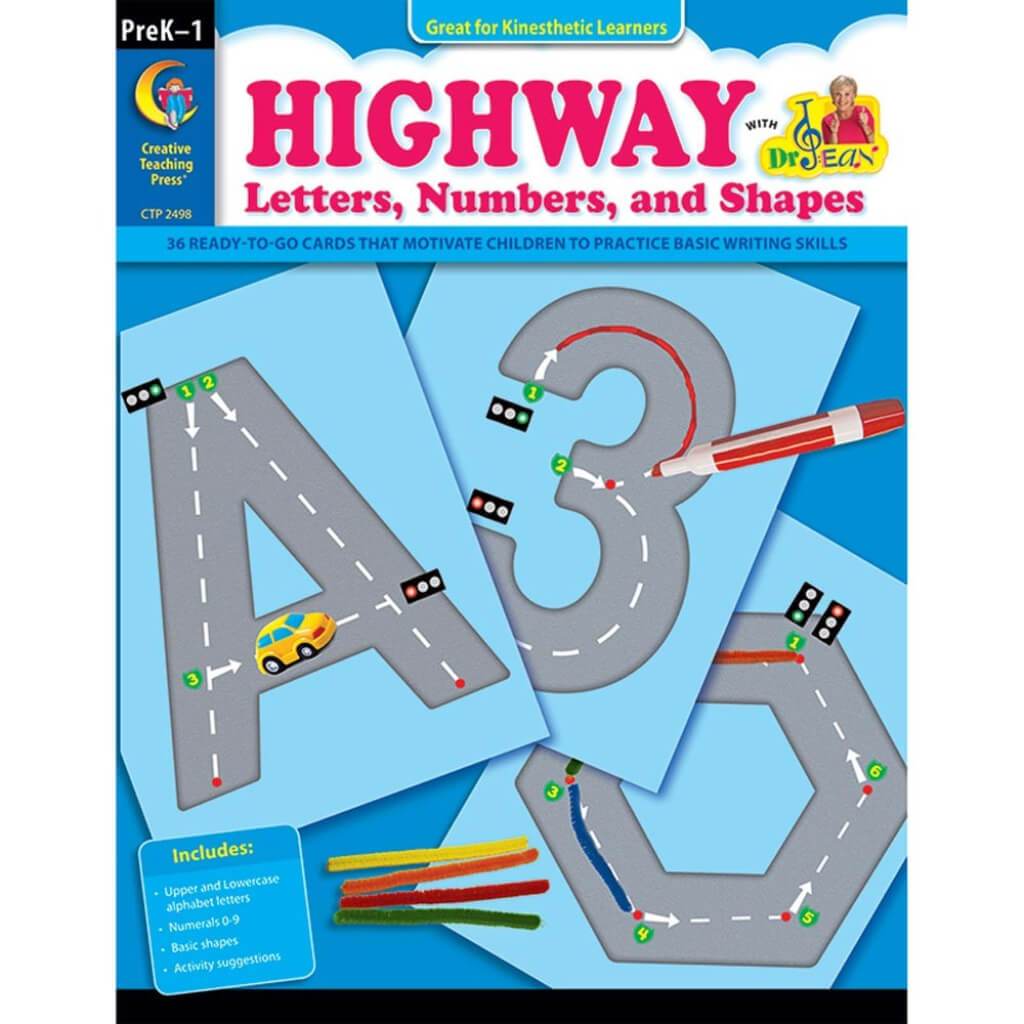 Highway Letters, Numbers, and Shapes