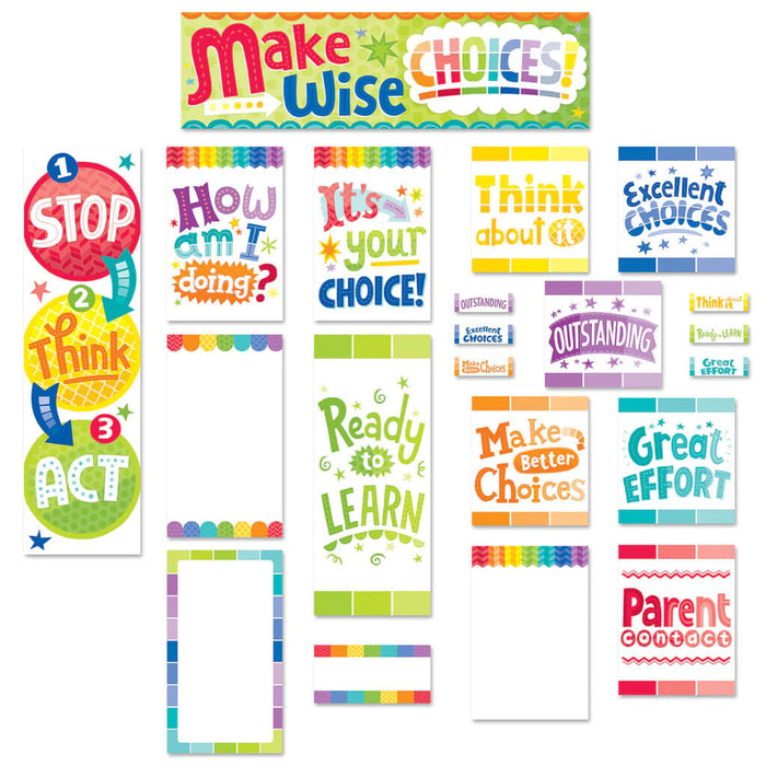 Painted Palette Behavior Clip Chart Mini Bulletin Board