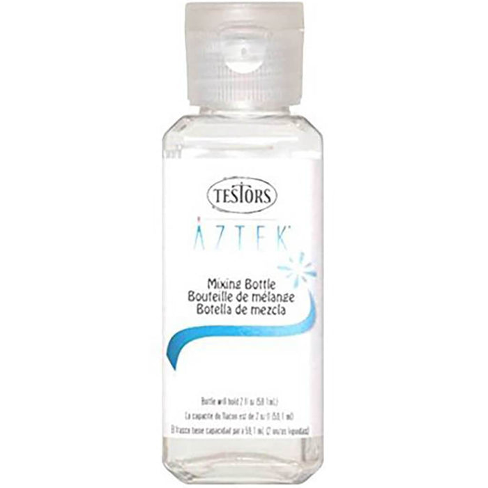 Aztek Empty Plastic 2oz Paint Bottle with Flip Cap