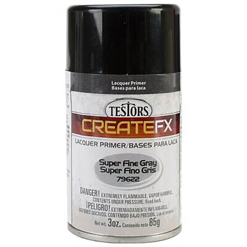 CreateFX Lacquer Primer Aerosol 3oz Super Fine Gray