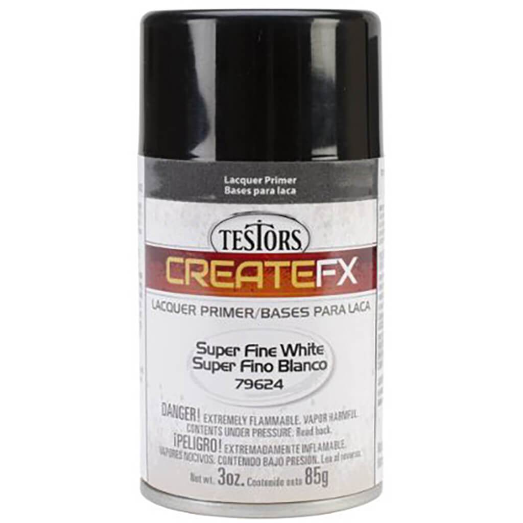 CreateFX Lacquer Primer Aerosol 3oz Super Fine White