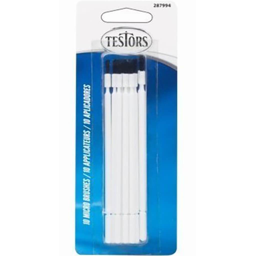 Testors Micro Brush Set of 10pcs