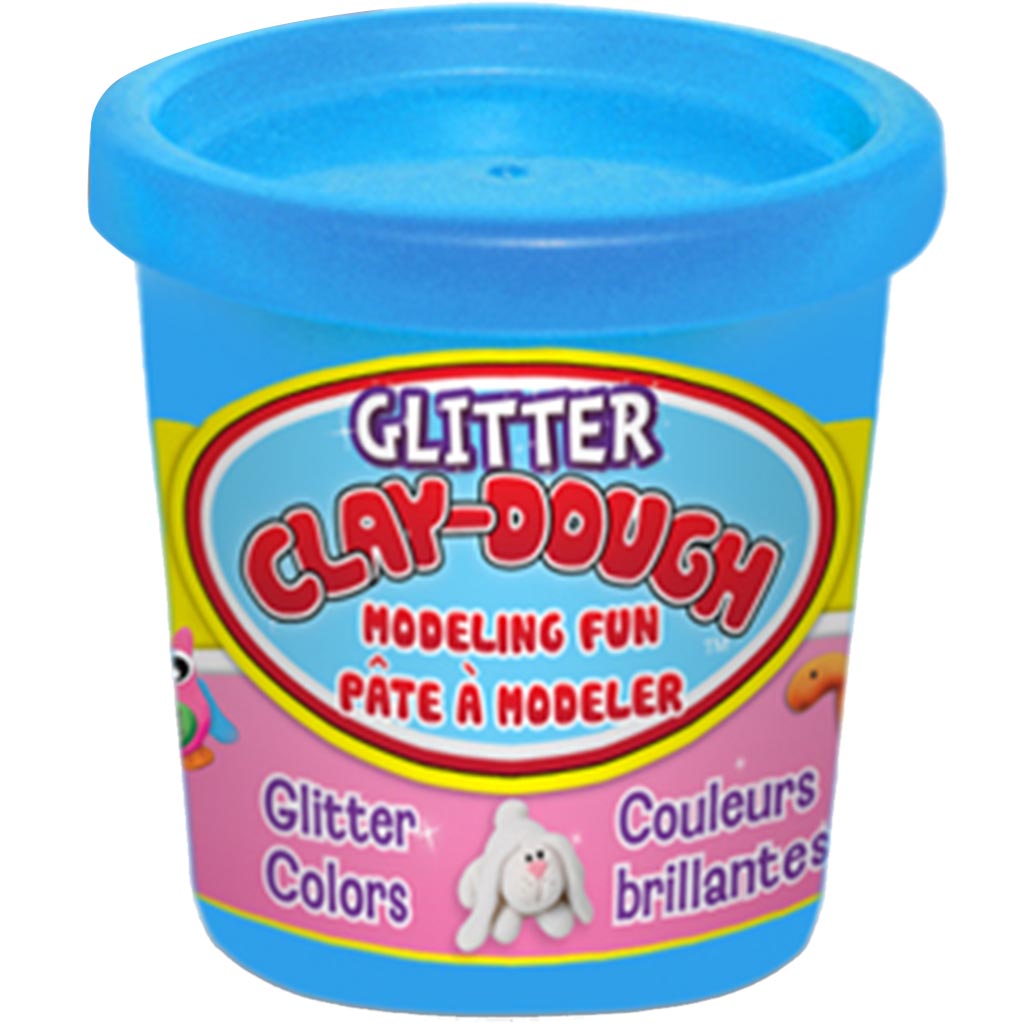 CLAY DOUGH GLITTER  BLUE 