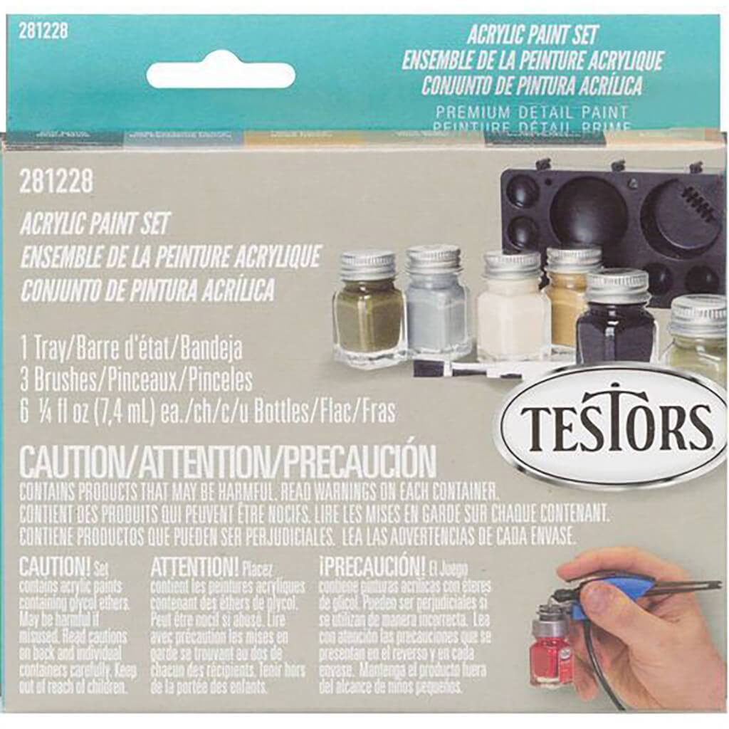 Testors Acrylic  Paint Set Camouflage Colors