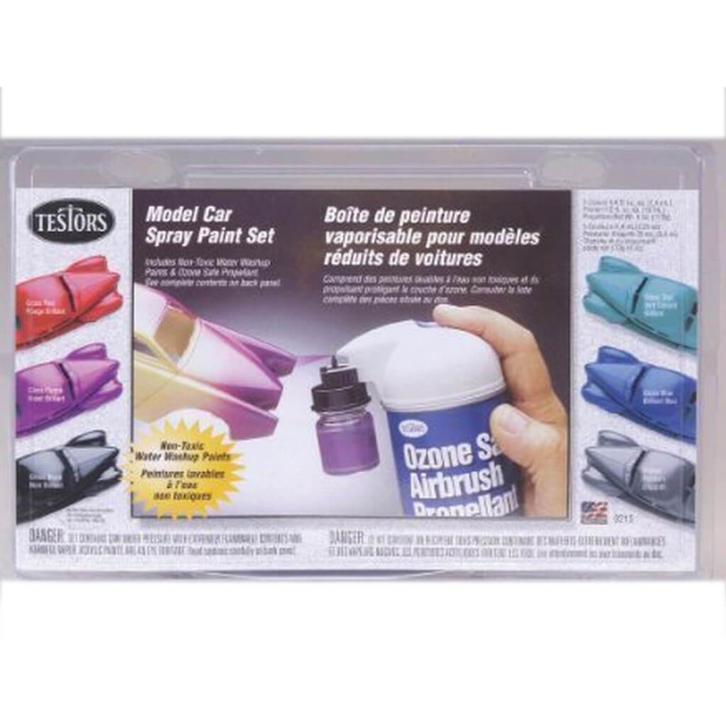 Model Car Acrylic Spray Paint Set