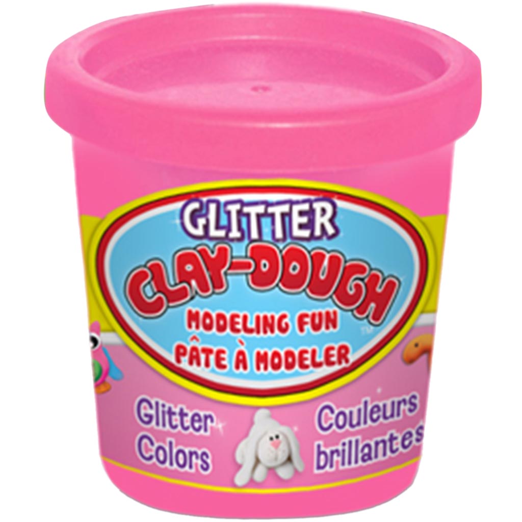 CLAY DOUGH GLITTER  PINK 